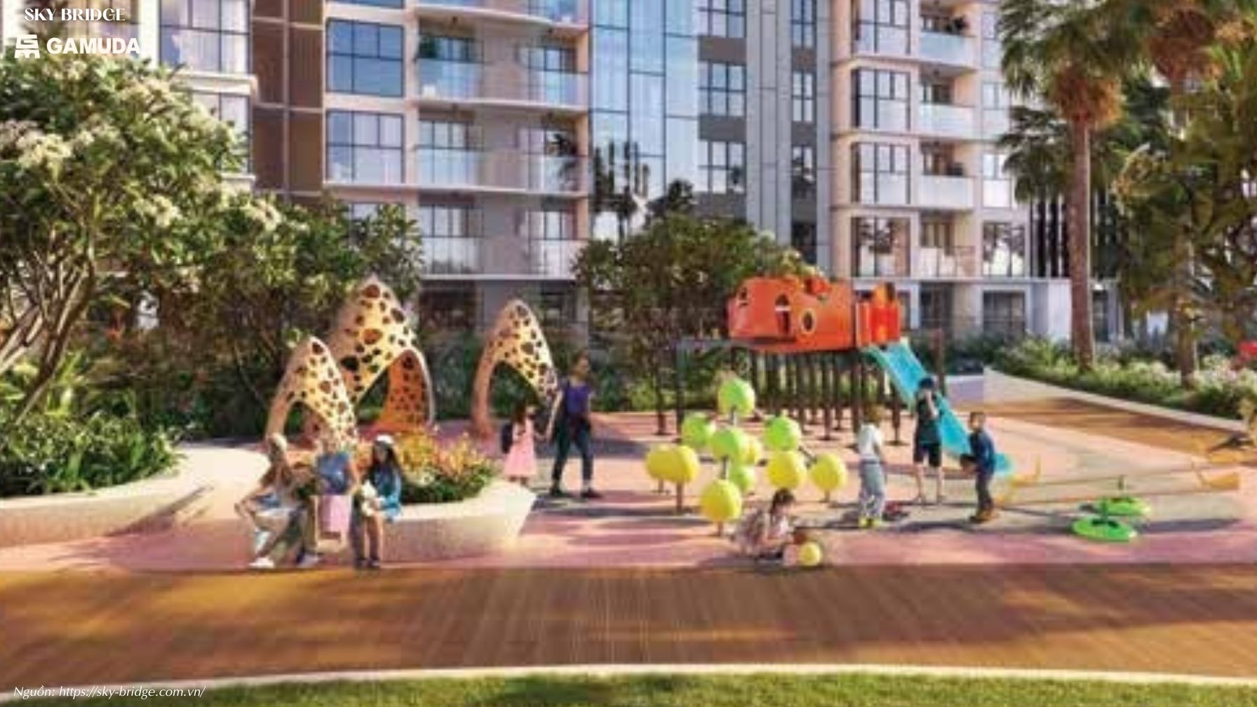 Khu vui chơi trẻ em Sky Bridge